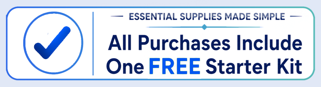 All purchases include one free preparation kit